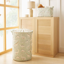 Ocean Home Textile Nursery Basket, Dinosaur Pattern