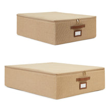 Ocean Home Textile Jute Storage Box, Set Of 2