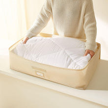 Ocean Home Textile Underbed Storage Bag, Set Of 2, Mega, Beige Herringbone