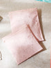 Ocean Home Textile Pink Checkered Waterproof PVC Lined Wet & Dry Bag Set, Set of 2