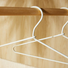 Ocean Home Textile 3-Layer Fabric-Covered Metal Hanger, Set Of 3, Ecru