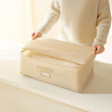 Ocean Home Textile Storage Bag, Set of 3, Medium, Herringbone, Beige