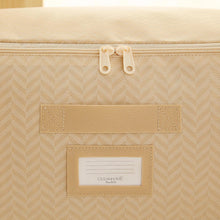 Ocean Home Textile Storage Bag, Set of 3, Medium, Herringbone, Beige