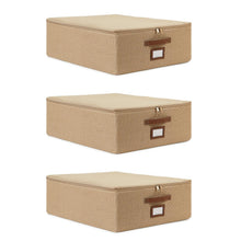 Ocean Home Textile Jute Storage Box, Set Of 3