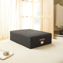 Ocean Home Textile Jute Storage Box, Set of 3, Black