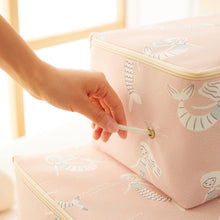 Ocean Home Textile Nursery Storage Bag, Set Of 4, Mermaid Pattern