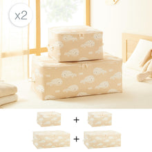 Ocean Home Textile Nursery Storage Bag, Set Of 4, Cute Whale Pattern