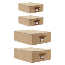 Ocean Home Textile Jute Storage Box, Set Of 4