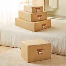 Ocean Home Textile Jute Storage Box, Set Of 4