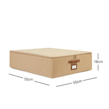 Ocean Home Textile Jute Storage Box, Large