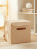 Ocean Home Textile Jute Storage Box With Lid