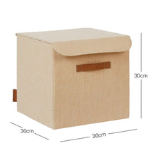 Ocean Home Textile Jute Storage Box With Lid