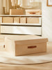Ocean Home Textile Jute Storage Box With Lid