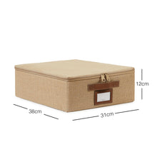 Ocean Home Textile Jute Storage Box, Small