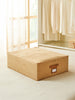 Ocean Home Textile Jute Storage Box, Medium