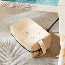 Ocean Home Textile Thermal Insulated Jute Linen Makeup Bag