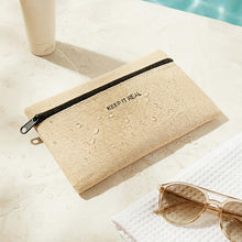 Ocean Home Textile Thermal Insulated Jute Linen Makeup Bag